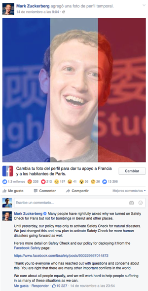 Illustration for article titled 4,1 millones de parisinos usaron Facebook Safety Check. Así funcionará a partir de ahora